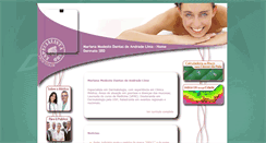 Desktop Screenshot of marianaderma.dermatosbd.org.br