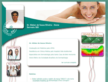 Tablet Screenshot of kleber.dermatosbd.org.br